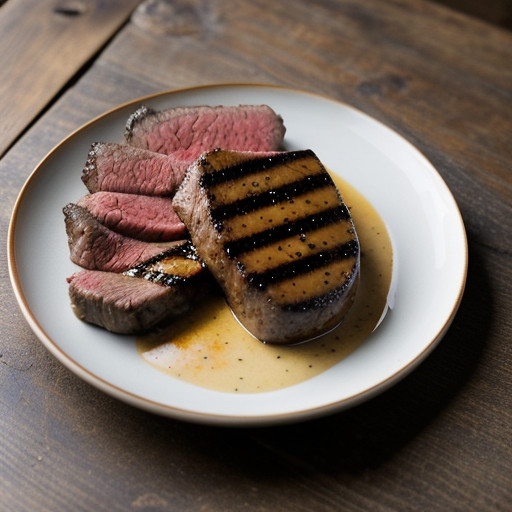 Spicy Peppered Steaks recipe image