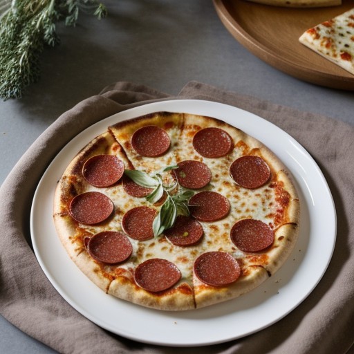 Spicy Pepperoni Pizza recipe image