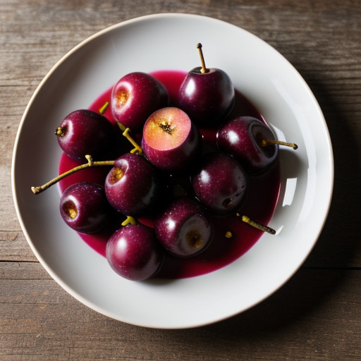 Spicy Pickled Plums recipe image