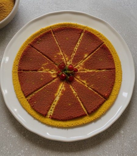 Spicy Pizza With Quick Cornmeal Crust recipe image
