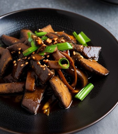 Spicy Pork Strips With Black Fungus recipe image