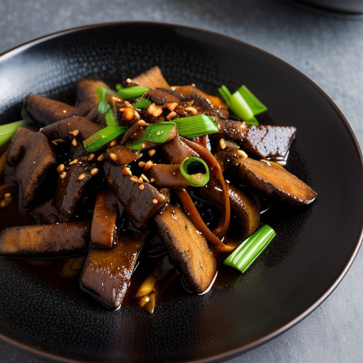 Spicy Pork Strips With Black Fungus recipe image