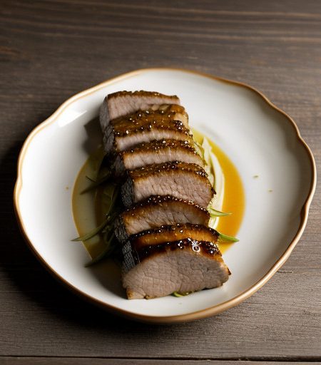 Spicy Pork Tenderloin With Leeks & Fennel recipe image