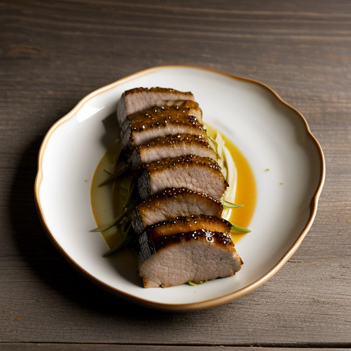Spicy Pork Tenderloin With Leeks & Fennel recipe image