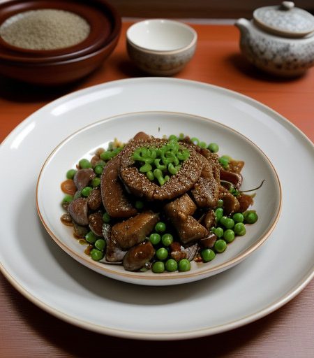 Spicy Pork With Peas recipe image