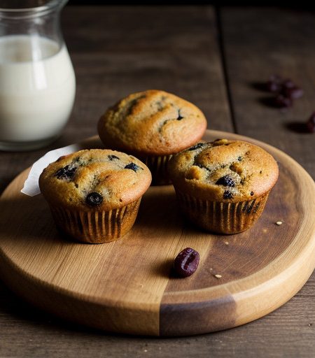 Spicy Raisin Bean Muffins recipe image