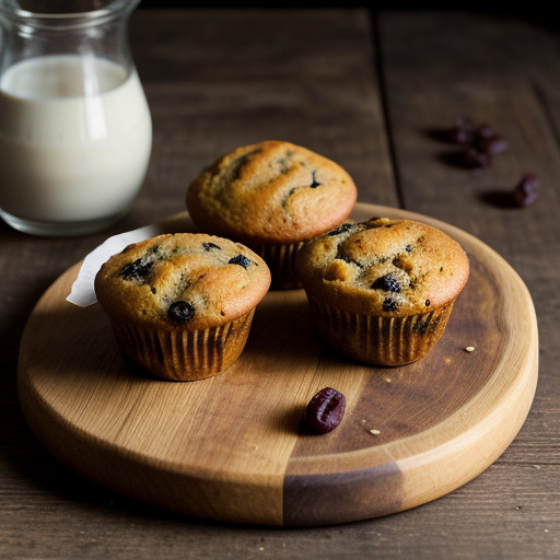 Spicy Raisin Bean Muffins recipe image