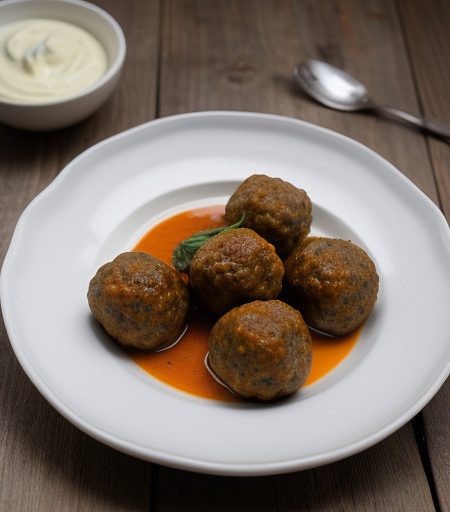Spicy Rice Meatballs recipe image