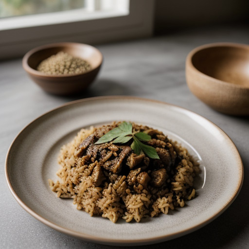 Spicy Rice Pilaf With Turkey recipe image