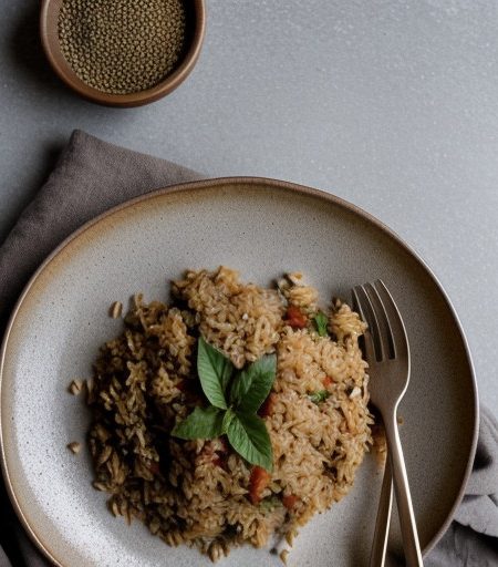 Spicy Rice Pilaf With Turkey recipe image