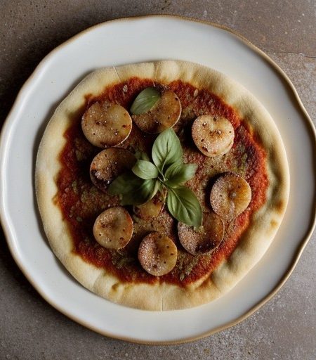 Spicy Scallop Pizza recipe image