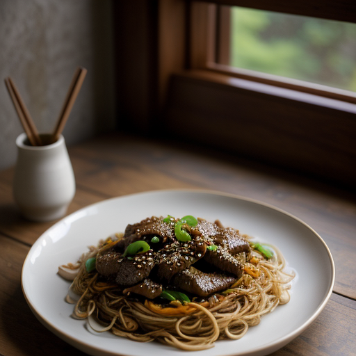 Spicy Sesame Beef Stir-Fry recipe image