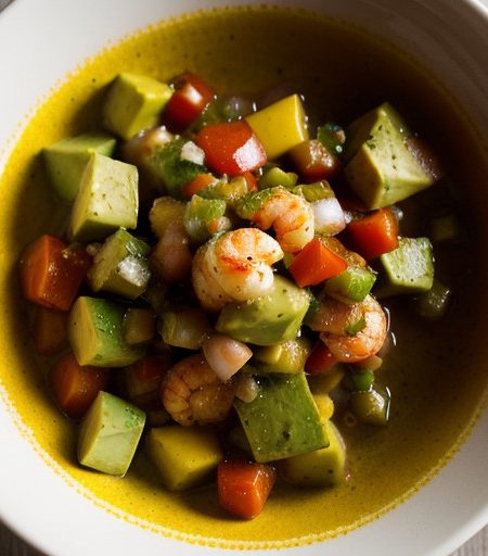 Spicy Shrimp & Avocado Salsa recipe image