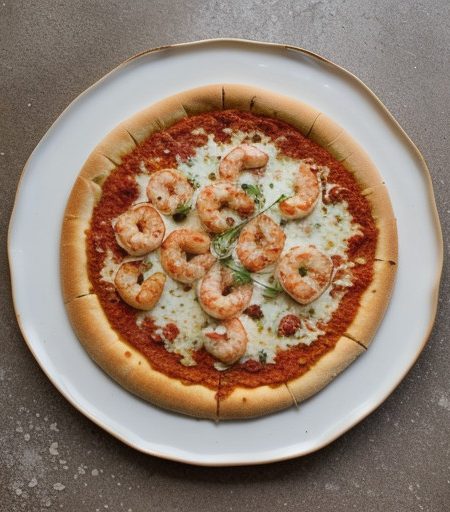 Spicy Shrimp Pizza Quickie (6 PTS Per Pizza recipe image