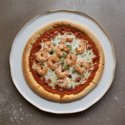 Spicy Shrimp Pizza Quickie (6 PTS Per Pizza recipe image