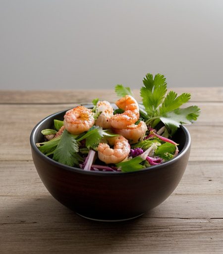 Spicy Shrimp & Pork Salad recipe image