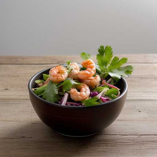 Spicy Shrimp & Pork Salad recipe image