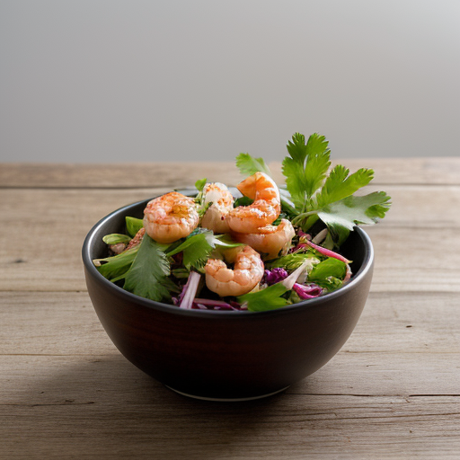 Spicy Shrimp & Pork Salad recipe image