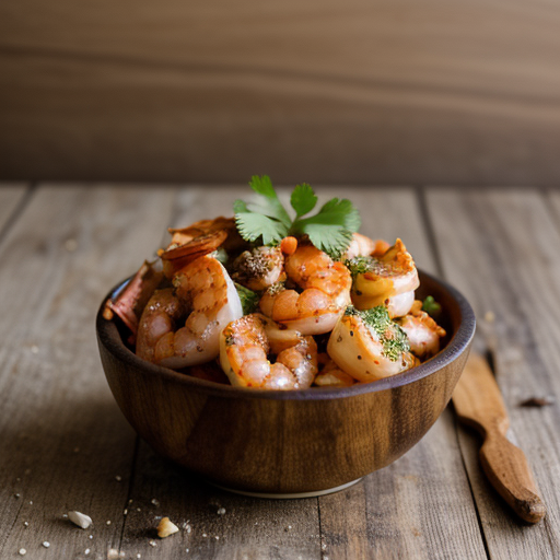 Spicy Shrimp and Pork Salad (Yam Vietnam recipe image