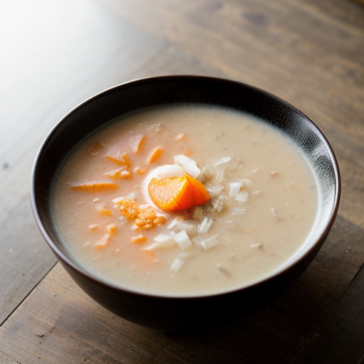 Spicy Soup of Tangerine & Coconut recipe image