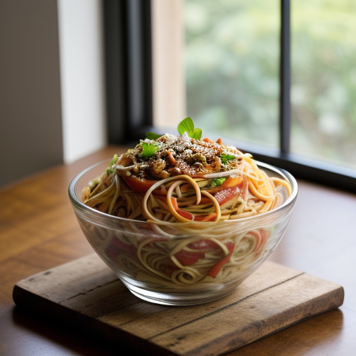 Spicy Spaghetti Salad recipe image