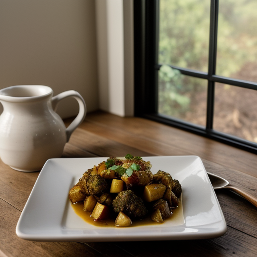 Spicy Stewed Cauliflower & Potatoes recipe image