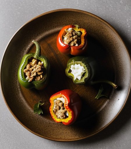 Spicy Stuffed Peppers recipe image