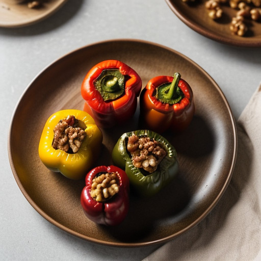 Spicy Stuffed Peppers recipe image