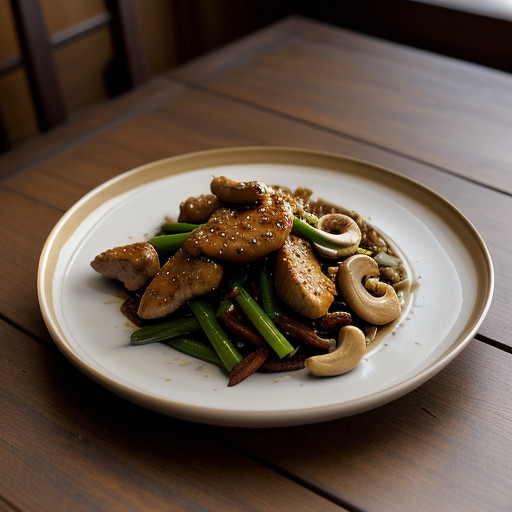 Spicy Szechwan Chicken With Cashew Nuts-Kung recipe image