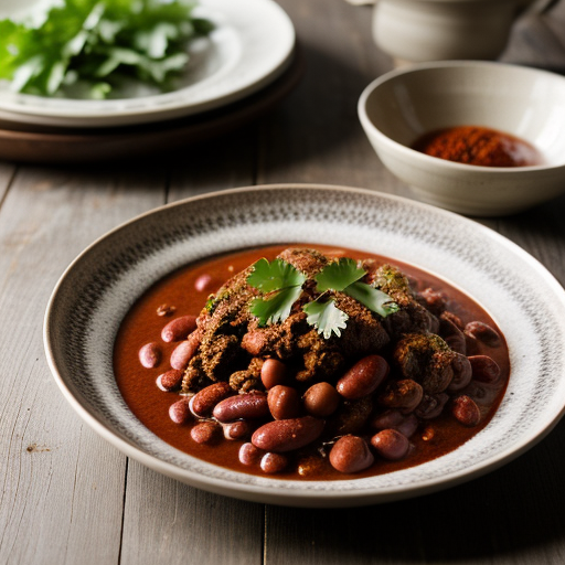 Spicy Texas Chili Con Carne W/Beans No. 90 recipe image