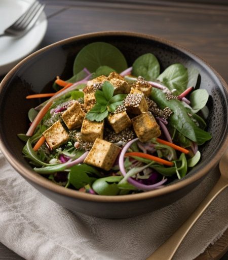 Spicy Thai Tofu Salad recipe image