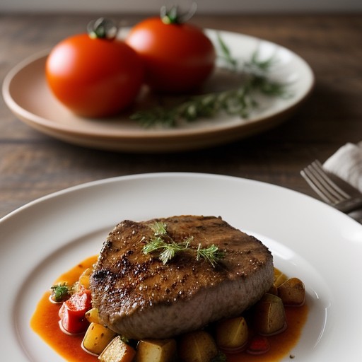 Spicy Tomato Steak recipe image