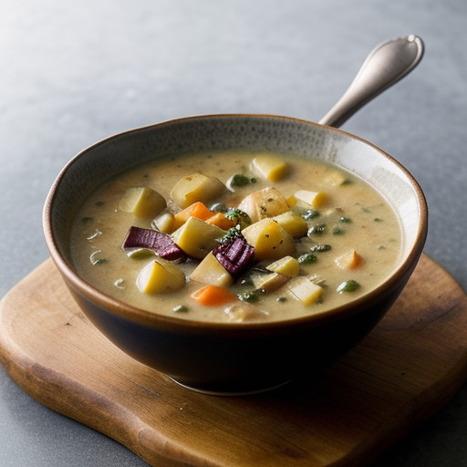 Spicy Winter Vegetable Chowder recipe image
