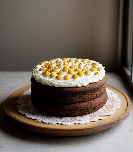 Spider Corn Cake recipe image