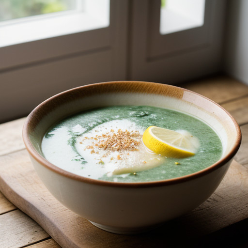 Spinach & Buttermilk Soup recipe image