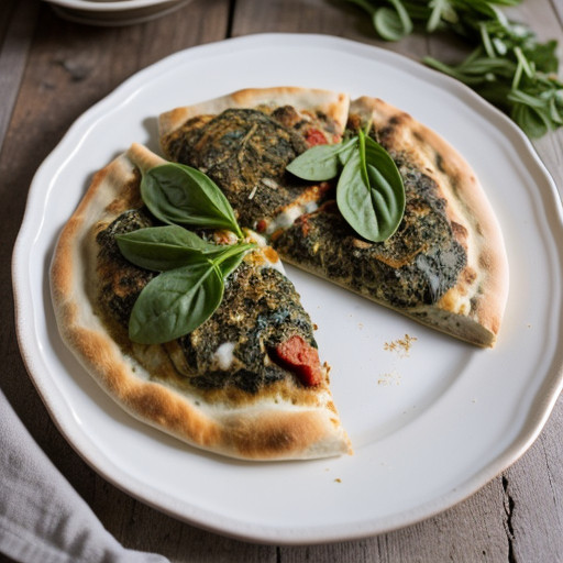 Spinach Calzone Pizzas recipe image