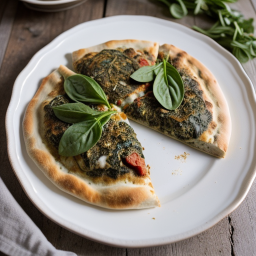 Spinach Calzone Pizzas recipe image
