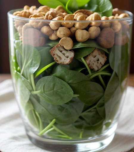 Spinach & Cashew Salad recipe image