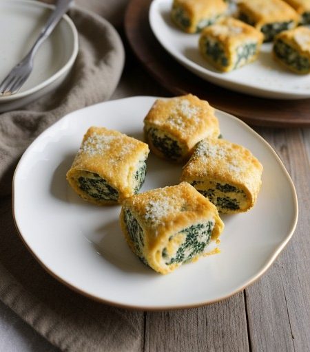 Spinach Cheese Puffs recipe image