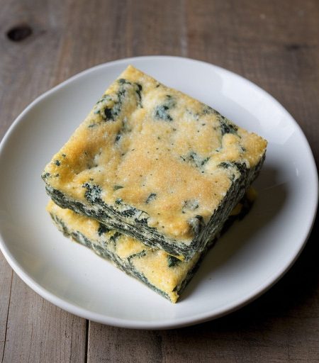 Spinach & Cheese Squares recipe image