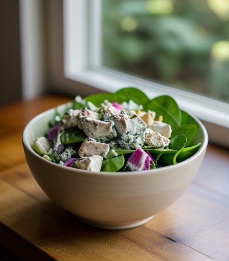 Spinach Chicken Salad recipe image