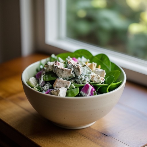 Spinach Chicken Salad recipe image