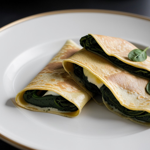 Spinach Crepes recipe image