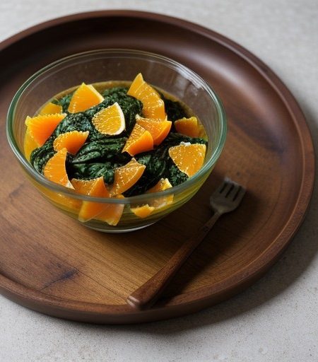 Spinach, Date & Orange Salad recipe image