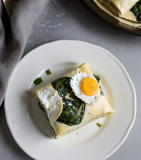 Spinach & Feta Cheese in Phyllo recipe image