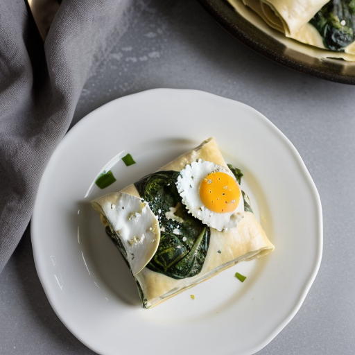 Spinach & Feta Cheese in Phyllo recipe image