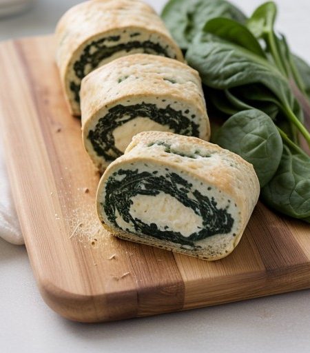 Spinach-Feta Rolls recipe image