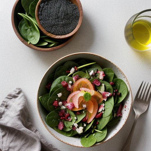 Spinach & Grapefruit Salad recipe image