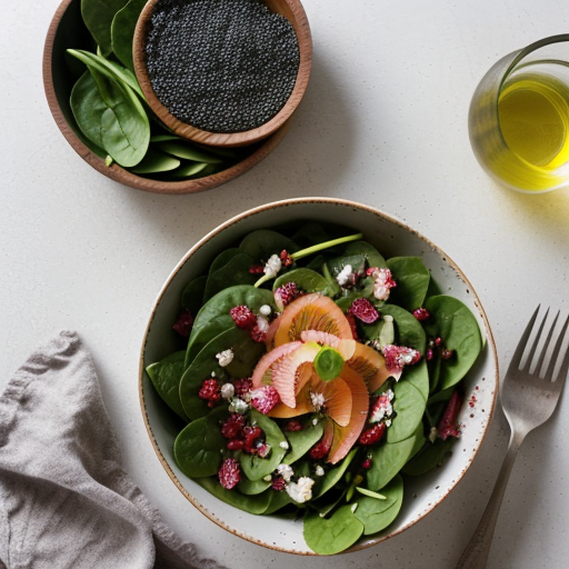Spinach & Grapefruit Salad recipe image