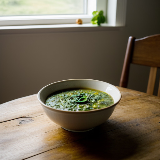 Spinach & Lentil Soup (Santa Maria recipe image